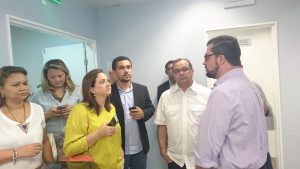 Membros do Ministério Público e do Judiciário fazem visita técnica em unidades de saúde, em Manaus