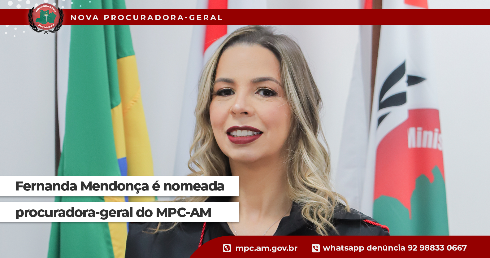 Leia mais sobre o artigo Fernanda Mendonça é nomeada procuradora-geral do MPC-AM