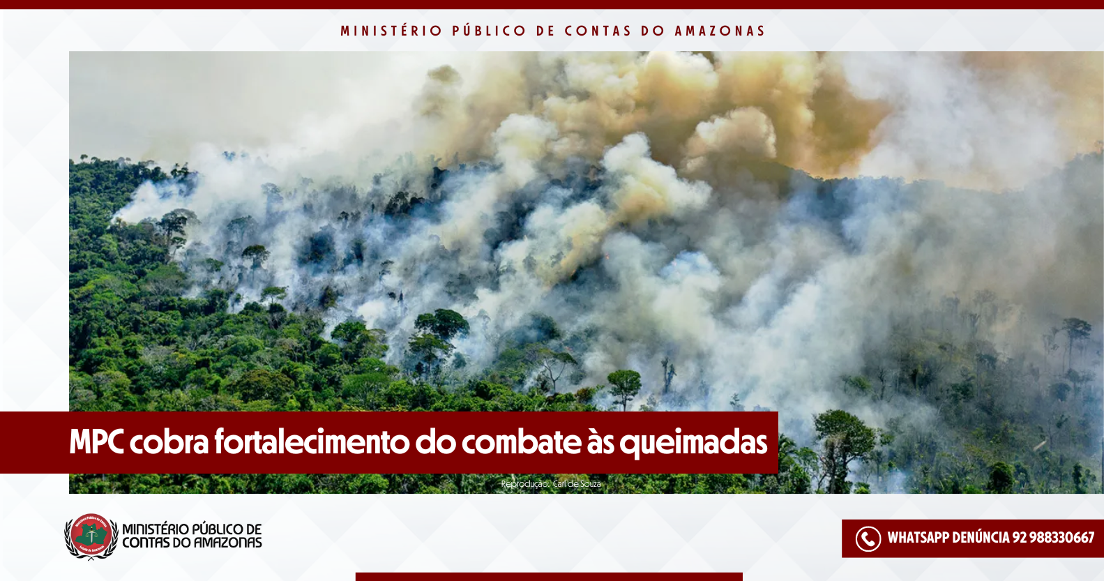 Leia mais sobre o artigo MPC cobra fortalecimento do combate às queimadas