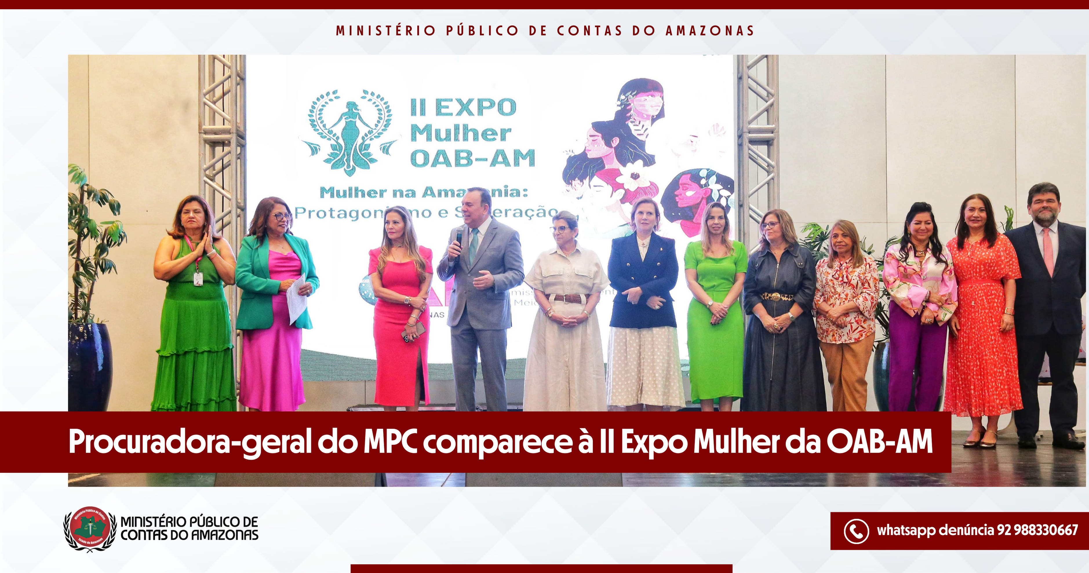 Procuradora-geral do MPC comparece à II Expo Mulher da OAB-AM