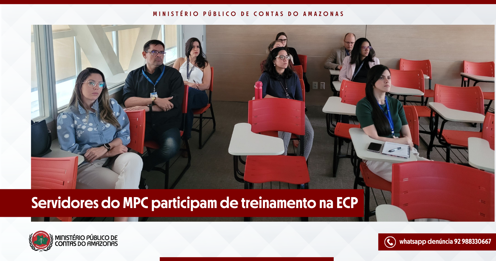 Servidores do MPC participam de treinamento na ECP