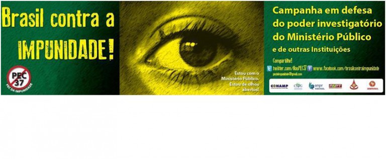 SEMANA DA MOBILIZAÇÃO CONTRA A PEC 37