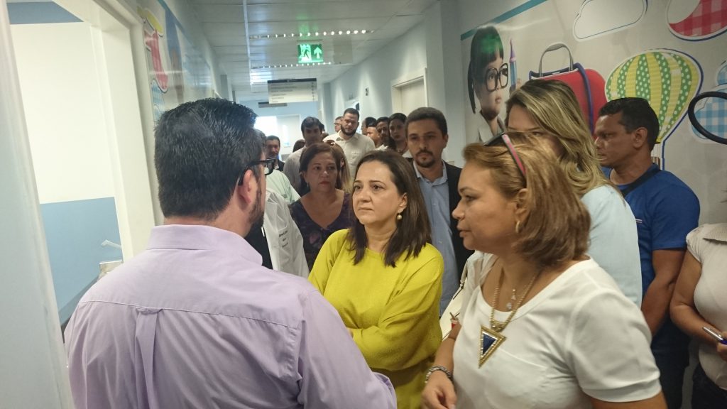 Membros do Ministério Público de Contas, do Estado e do Judiciário fazem visita técnica em unidades de saúde, em Manaus