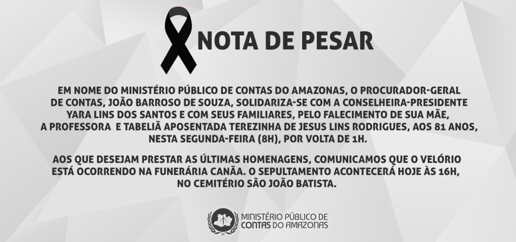 Nota de Pesar