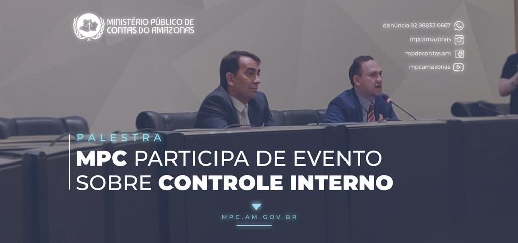 MPC participa de evento sobre controle interno.