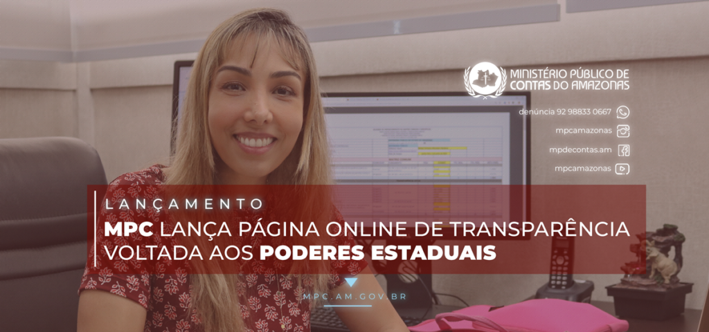 MPC lança página online de Transparência voltada aos Poderes Estaduais.