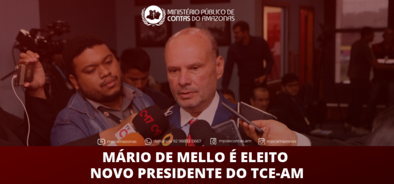 Mário de Mello é eleito novo presidente do TCE-AM