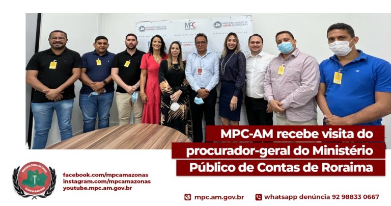 MPC-AM recebe visita do procurador-geral do Ministério Público de Roraima