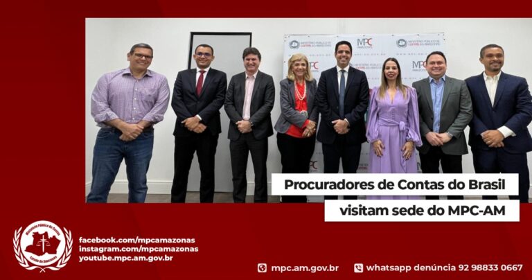 Procuradores de Contas do Brasil visitam sede do MPC-AM