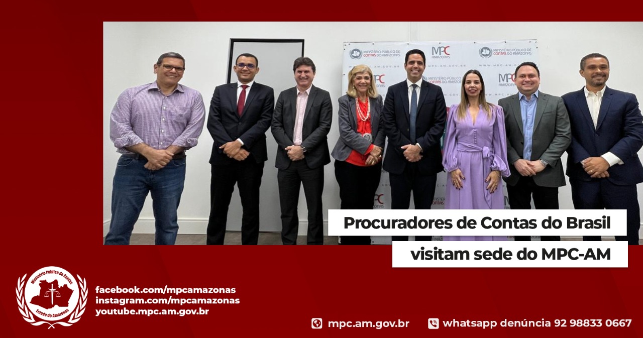 Leia mais sobre o artigo Procuradores de Contas do Brasil visitam sede do MPC-AM