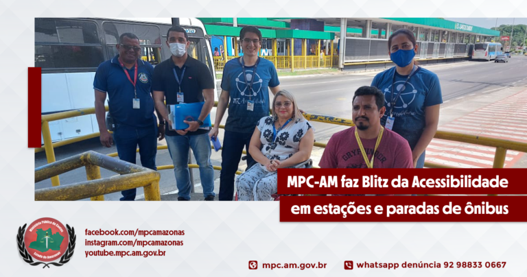 MPC-AM faz Blitz da Acessibilidade em estações e paradas de ônibus