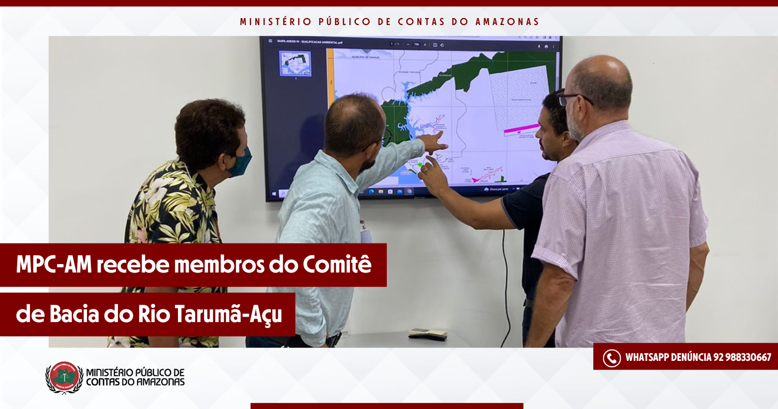 Leia mais sobre o artigo MPC-AM recebe membros do Comitê de Bacia do Rio Tarumã-Açu