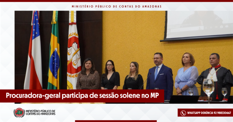 Procuradora-geral participa de sessão solene no MP