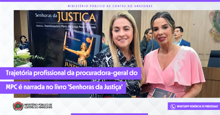 Trajetória profissional da procuradora-geral do MPC é narrada no livro ‘Senhoras da Justiça’