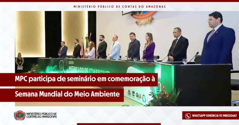 MPC participa de seminário em comemoração à Semana Mundial do Meio Ambiente