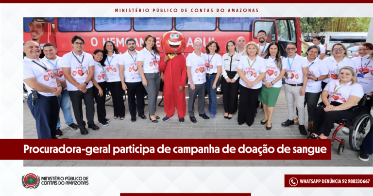 Procuradora-geral participa de campanha de doação de sangue