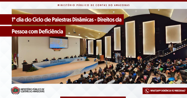 1º dia do Ciclo de Palestras Dinâmicas – Direitos da Pessoa com Deficiência
