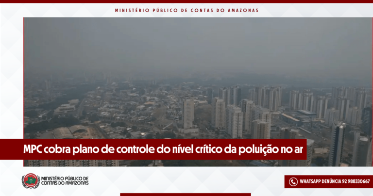 MPC cobra plano de controle do nível crítico da poluição no ar