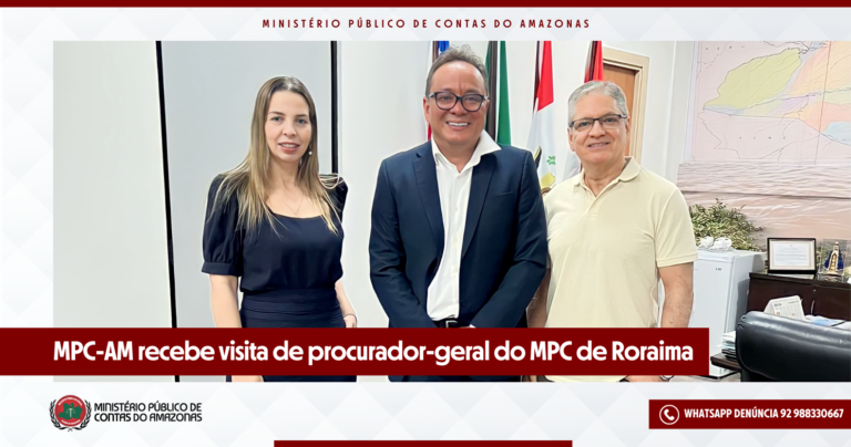 MPC-AM recebe visita de procurador-geral do MPC de Roraima