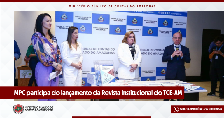 MPC participa do lançamento da Revista Institucional do TCE-AM