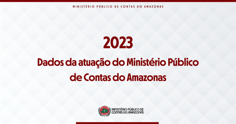 Dados da atuação do Ministério Público de Contas do Amazonas em 2023