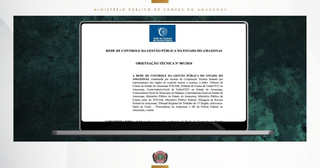 Rede de Controle da Gestão Pública do Amazonas emite Orientação Técnica sobre Transparência em Situações de Emergência