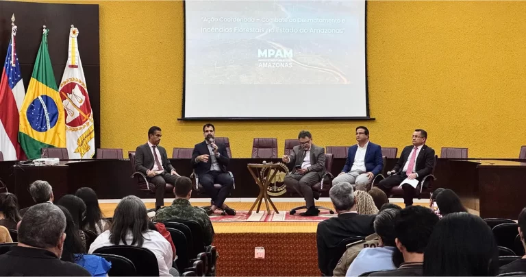 MPC-AM representa o TCE-AM em lançamento de ação coordenada de combate ao desmatamento e queimadas no Amazonas