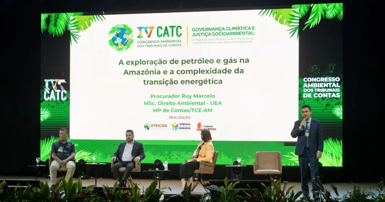 Procurador de Contas do MPC-AM destaca desafios de governança na transição energética  no IV Congresso Ambiental dos Tribunais de Contas