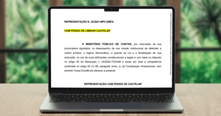 MP de Contas identifica sobrepreço em contrato de quase R$ 3 milhões em Caapiranga