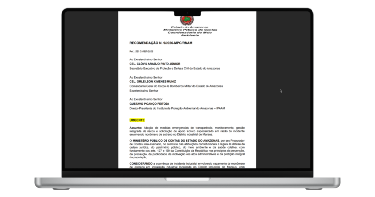 MPC-AM recomenda emergencialmente transparência e gestão de risco baseada em dados auditáveis no caso do tanque Innova