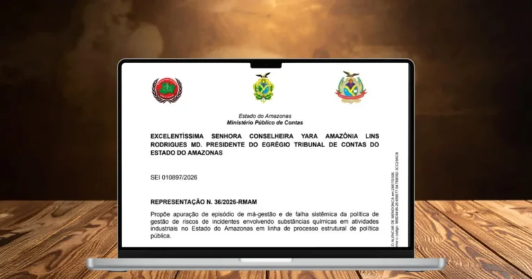 MPC-AM representa ao Tribunal de Contas para apurar possível falha estrutural na política estadual de prevenção e resposta a acidentes químicos