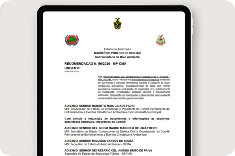 MPC-AM formaliza novas recomendações para reforçar combate às queimadas e à poluição atmosférica